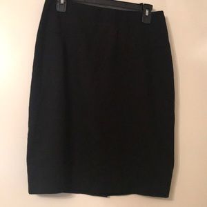 Black pencil skirt